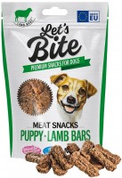Фото - Корм для собак Brit Lets Bite Meat Snacks Puppy Lamb Bars 80 g 