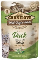 Karma dla kotów Carnilove Rich in Duck with Catnip 85 g 