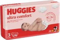 Zdjęcia - Pielucha Huggies Ultra Comfort 3 / 56 pcs 