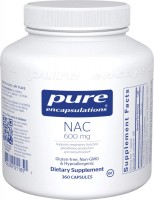 Фото - Амінокислоти Pure Encapsulations NAC 600 mg 90 cap 
