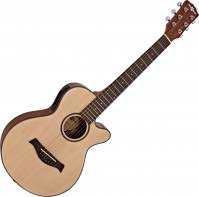 Zdjęcia - Gitara Gear4music 3/4 Single Cutaway Electro Acoustic Guitar 