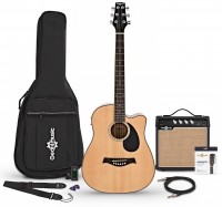 Гітара Gear4music Compact Cutaway Electro-Travel Guitar Amp Pack 