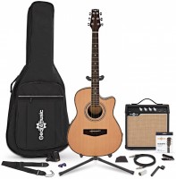 Gitara Gear4music Roundback Electro Acoustic Guitar Complete Pack 