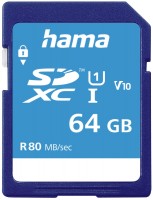 Zdjęcia - Karta pamięci Hama SD Class 10 UHS-I 64 GB