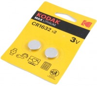 Акумулятор / батарейка Kodak 2xCR1632 Max 