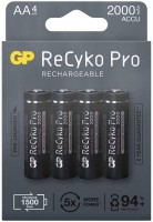 Акумулятор / батарейка GP ReCyko Pro 4xAA 2000 mAh 