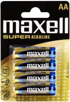 Zdjęcia - Bateria / akumulator Maxell Super Alkaline 4xAA 