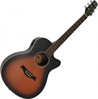 Gitara Gear4music Thinline Electro-Acoustic Travel Guitar 