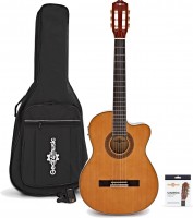 Gitara Gear4music Thinline Electro Classical Guitar Pack 