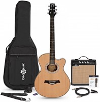 Gitara Gear4music Thinline Electro Acoustic Guitar Amp Pack 