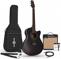 Gitara Gear4music Thinline Cutaway Electro-Travel Guitar Amp Pack 