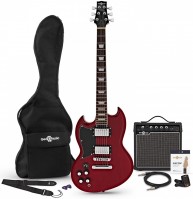 Gitara Gear4music Brooklyn Left Handed Electric Guitar 15W Amp Pack 