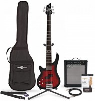 Gitara Gear4music Chicago 5 String Left Handed Bass Guitar 35W Amp Pack 