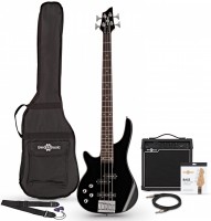 Gitara Gear4music Chicago Left Handed Bass Guitar 15W Amp Pack 