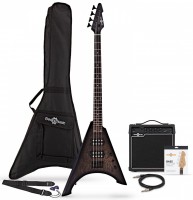 Gitara Gear4music Harlem V Bass Guitar 15W Amp Pack 