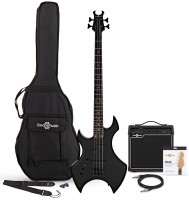 Gitara Gear4music Harlem X Left Handed Bass Guitar 15W Amp Pack 