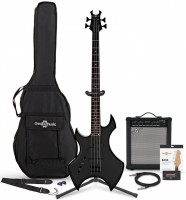 Електрогітара / бас-гітара Gear4music Harlem X Left Handed Bass Guitar 35W Amp Pack 