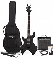 Gitara Gear4music Harlem X Left Handed Electric Guitar 15W Amp Pack 