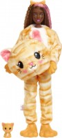 Lalka Barbie Cutie Reveal Doll with Kitty Plush Costume and 10 Surprises HHG20 