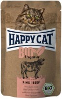 Корм для кішок Happy Cat Organic Pouch Beef 85 g 