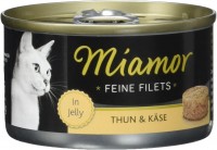 Корм для кішок Miamor Fine Fillets in Jelly Tuna/Cheese 100 g 