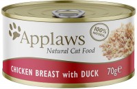 Zdjęcia - Karma dla kotów Applaws Adult Canned Chicken Breast with Duck  70 g