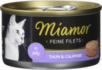 Корм для кішок Miamor Fine Fillets in Jelly Tuna/Calamari Canned 