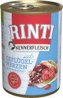 Zdjęcia - Karm dla psów RINTI Kennerfleisch Geflugelherzen 400 g 1 szt.