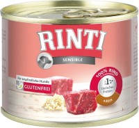 Корм для собак RINTI Adult Sensible Canned Beef/Rice 1 шт