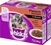 Karma dla kotów Whiskas Junior Classic Selection in Sauce 12 pcs 