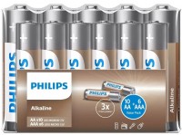 Акумулятор / батарейка Philips Entry Alkaline 10xAA + 6xAAA 