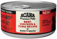 Фото - Корм для кішок ACANA Premium Pate/Beef/Chicken/Tuna Recipe 0.09 kg 