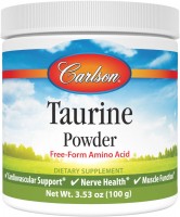 Фото - Амінокислоти Carlson Labs Taurine Powder 100 g 