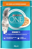 Zdjęcia - Karma dla kotów Purina ONE Senior 7+ Chicken/Green Beans Pouch 85 g 
