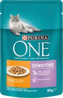Zdjęcia - Karma dla kotów Purina ONE Sensitive Chicken/Carrots 85 g 