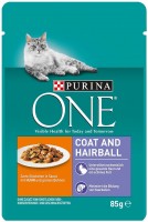 Корм для кішок Purina ONE Coat/Hairball Pouch 