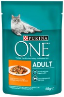 Корм для кішок Purina ONE Adult Chicken/Green Beans Pouch 12 pcs 
