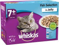 Фото - Корм для кішок Whiskas 7+ Fish Selection in Jelly 12 pcs 