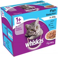 Корм для кішок Whiskas 1+ Fish Favourites in Jelly  12 pcs