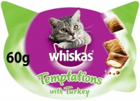 Фото - Корм для кішок Whiskas Temptations Cat Treats with Turkey 60 g 
