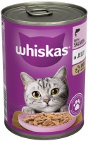 Фото - Корм для кішок Whiskas 1+ Can with Salmon in Jelly 400 g  24 pcs