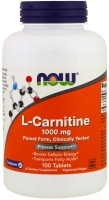 Zdjęcia - Spalacz tłuszczu Now L-Carnitine 1000 mg 100 szt.