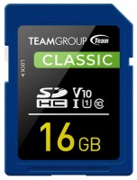 Zdjęcia - Karta pamięci Team Group Classic SD Class 10 V10 UHS-1 U1 16 GB