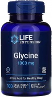 Zdjęcia - Aminokwasy Life Extension Glycine 1000 mg 100 cap 