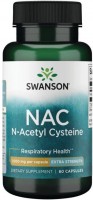 Фото - Амінокислоти Swanson NAC 1000 mg 60 cap 