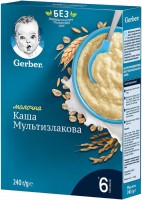 Фото - Дитяче харчування Gerber Milk Porridge 6 240 