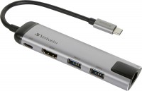 Czytnik kart pamięci / hub USB Verbatim USB-C Multiport Hub 