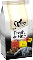 Корм для кішок Sheba Fresh/Fine Beef/Chicken in Gravy 6 pcs 