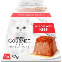 Корм для кішок Gourmet Revelations Mousse Beef 4 pcs 