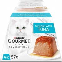 Karma dla kotów Gourmet Revelations Mousse Tuna 4 pcs 